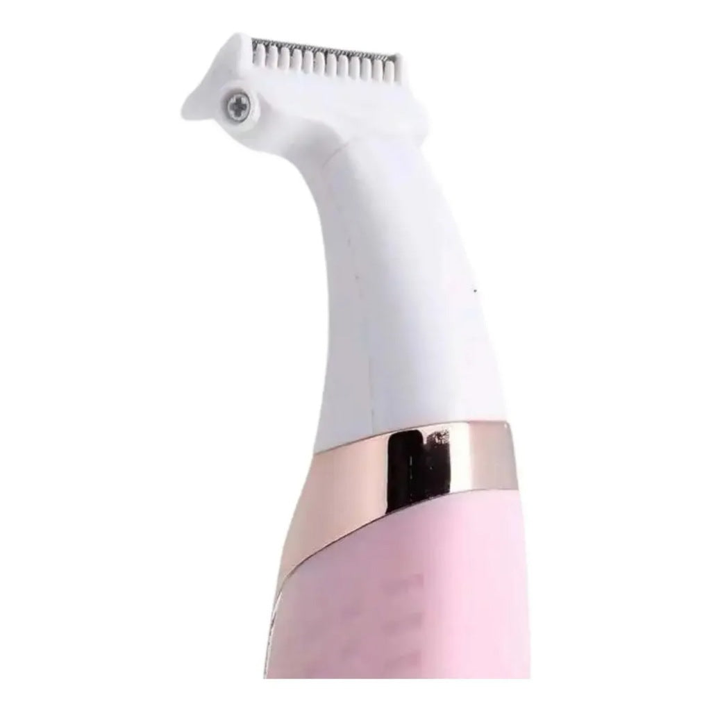 Depilador Feminino Recarregável Portátil Máquina de Depilação Segura para Corpo e Rosto Kemei KM1900